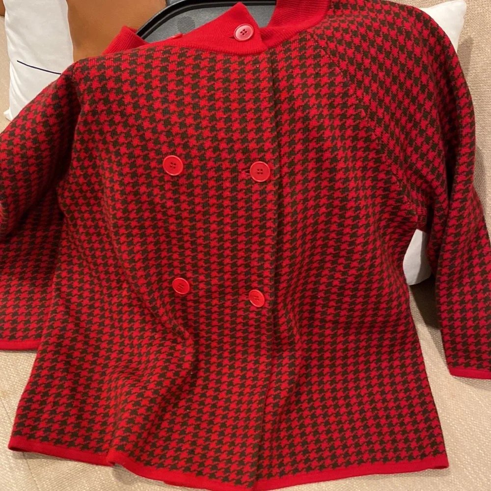 Talbots 100% marino wool cardigan/sweater - Picture 2 of 7